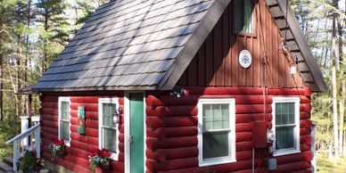 Norwegian cabin vacation rental in the Pocono Mountains