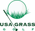 USA Grass Golf Logo photo
