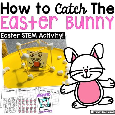 how to catch the easter bunny, preschool stem, preschool easter activity