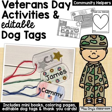 veterans day activities for preschool and kindergarten