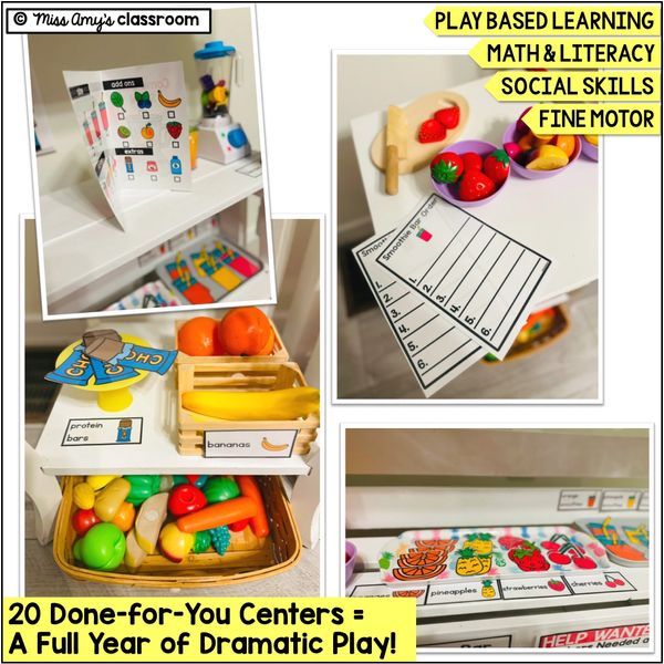 Year Long Dramatic Play Center Bundle - 20 Complete Sets