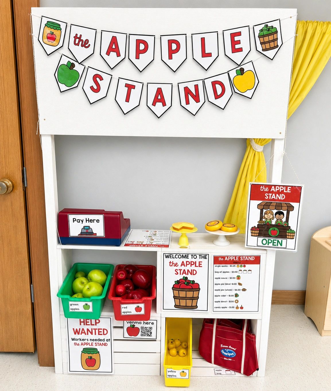 apple orchard dramatic play center printables for fall themes