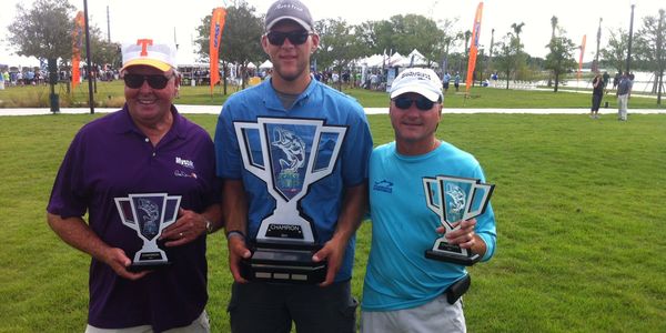 1st place finish at a FLW fishing tournament fishing with Bill Dance