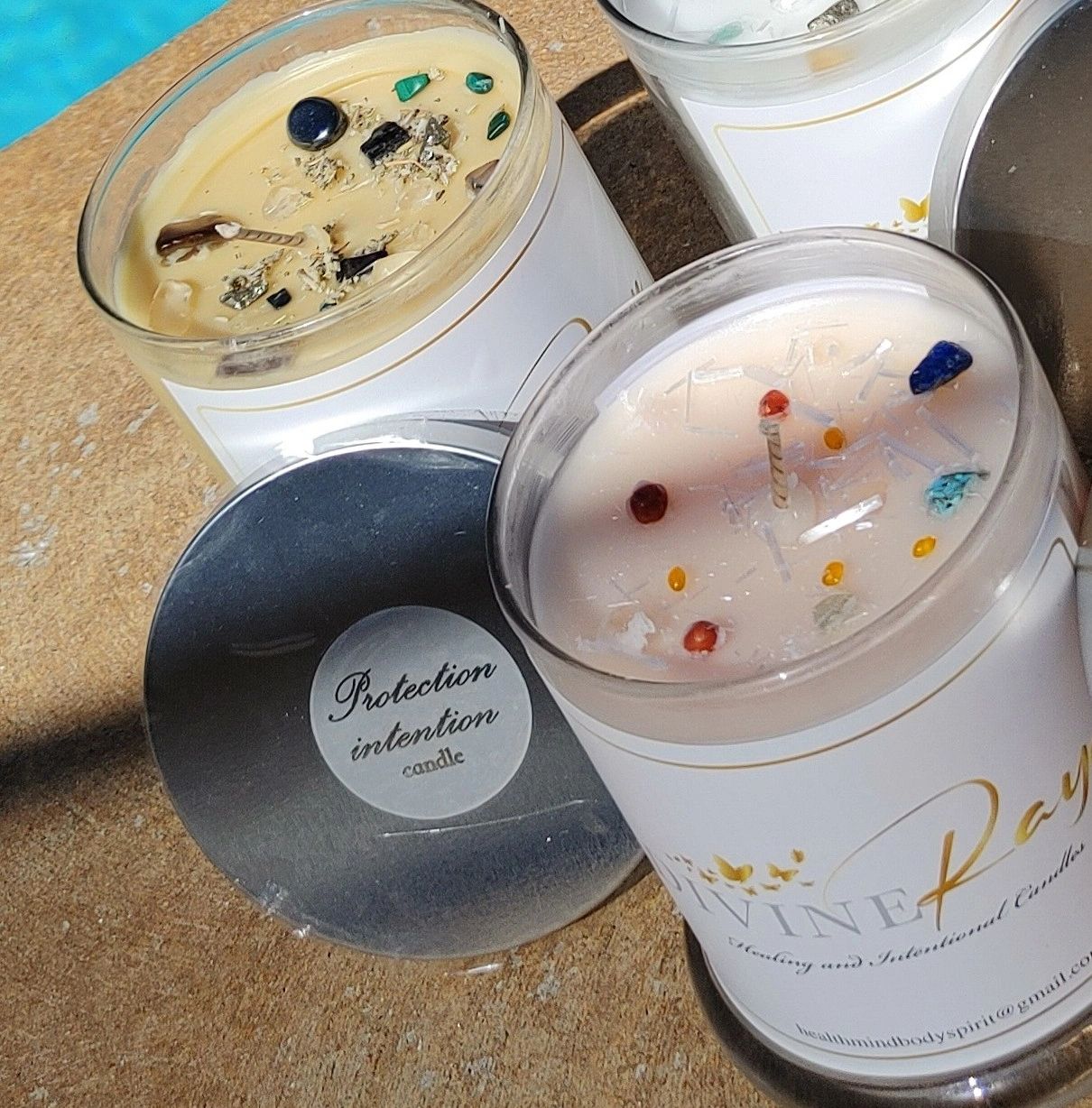 Healing and Intentional Candles Divine Raye