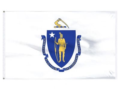 Massachusetts flag on Skibbatical