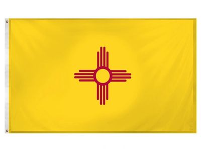 New Mexico flag on Skibbatical