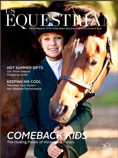 Cover story of U.S. Equestrian features Tallahassee teen Maddie Jordan