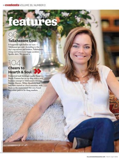 Tallahassee Magazine features grand opening of Susie Busch’s Hearth and Soul boutique 