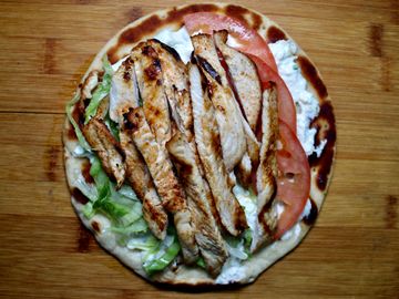 Grilled chicken sandwich 