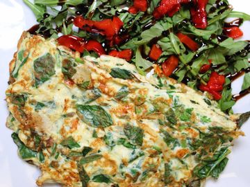 Spinach omelette 
