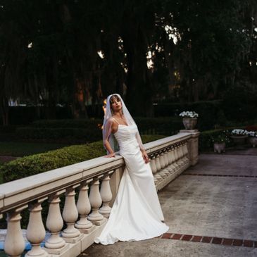 bridal wedding photo