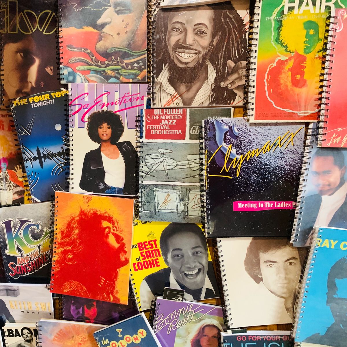 Upcycled Album Cover Notebooks