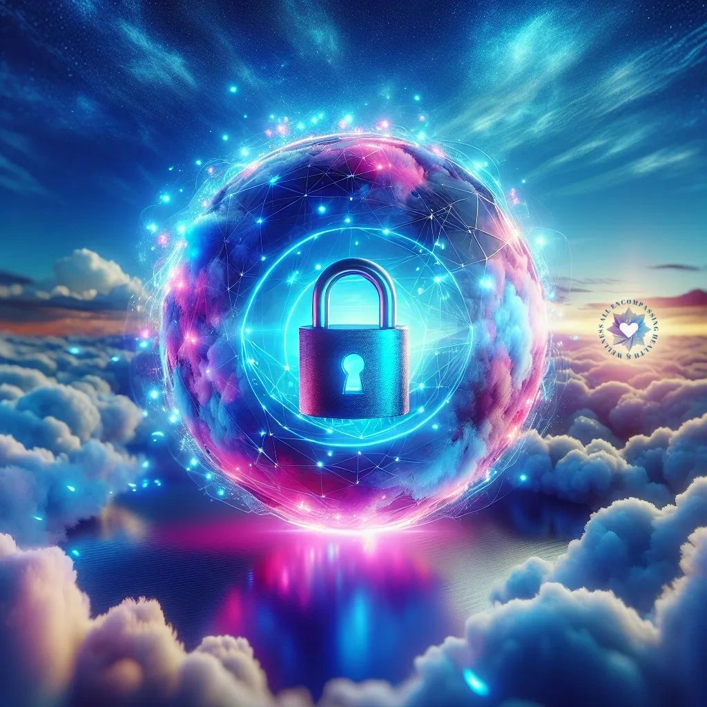 Energy bubble with a lock inside, symbolizing secure and protected payment options