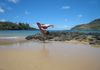 posing in Hawaii