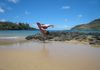 posing in Hawaii