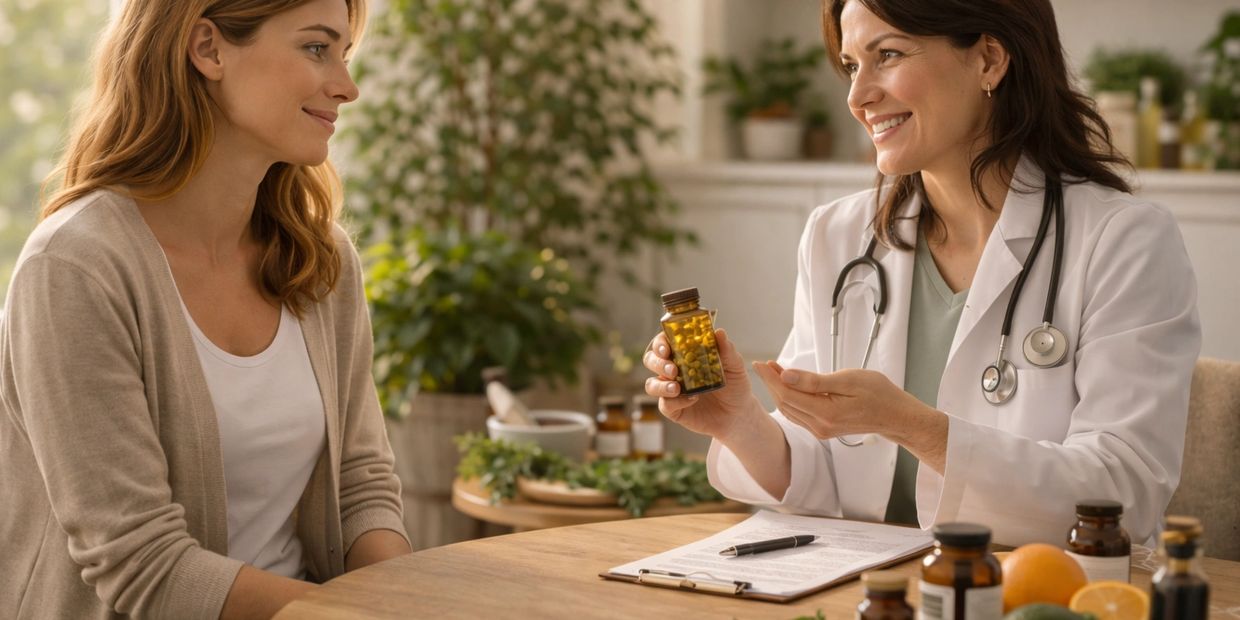 Naturopathic Doctor and Patient
