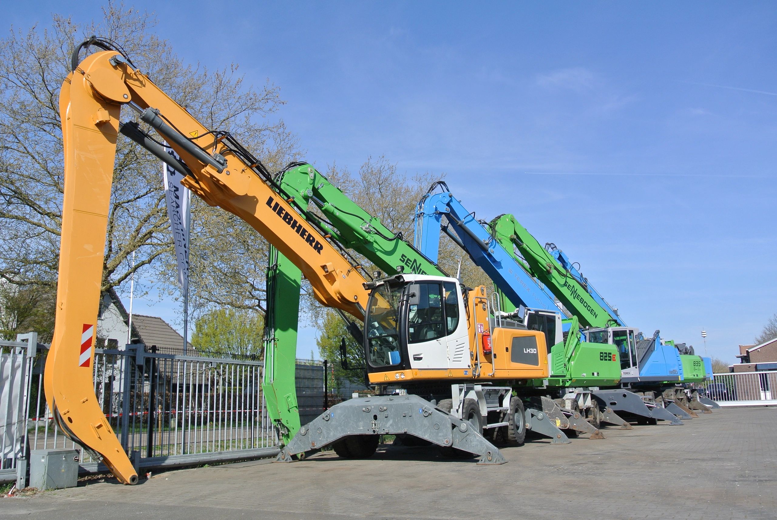 Machinerysearcher Bv - Liebherr Fuchs Sennebogen Wirtgen, Material ...