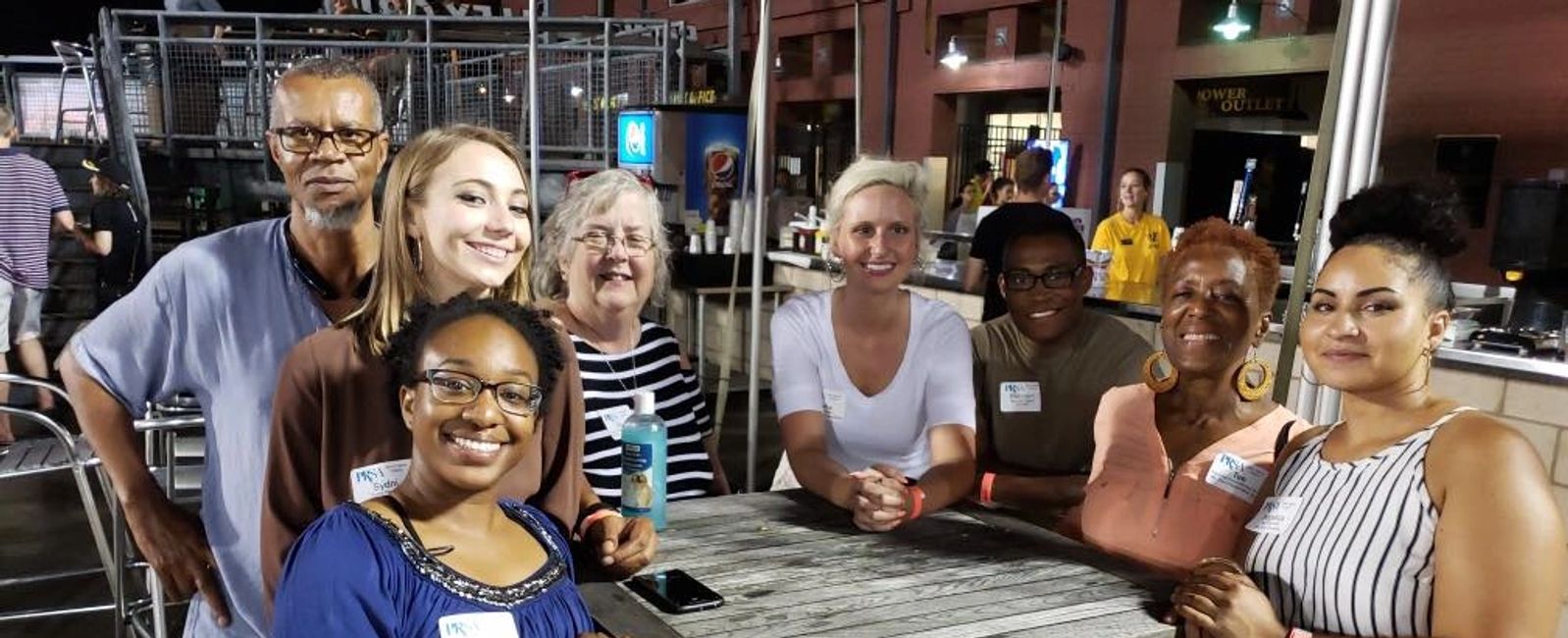 From left to right:
Ali Ziyati, Sydni Harless, Lois Capers (Smith), Diane Slaughter, Alisha Jarrett,