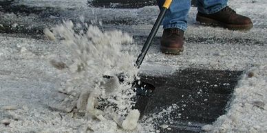 ice removal services in West Virginia Pennsylvania Ohio Alabama