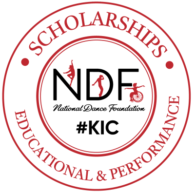 Logo for National Dance Foundation scholarships.