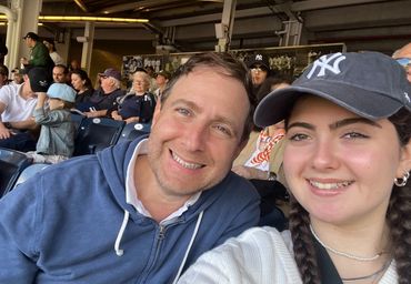 Me and my Dad at Yankee Stadium!