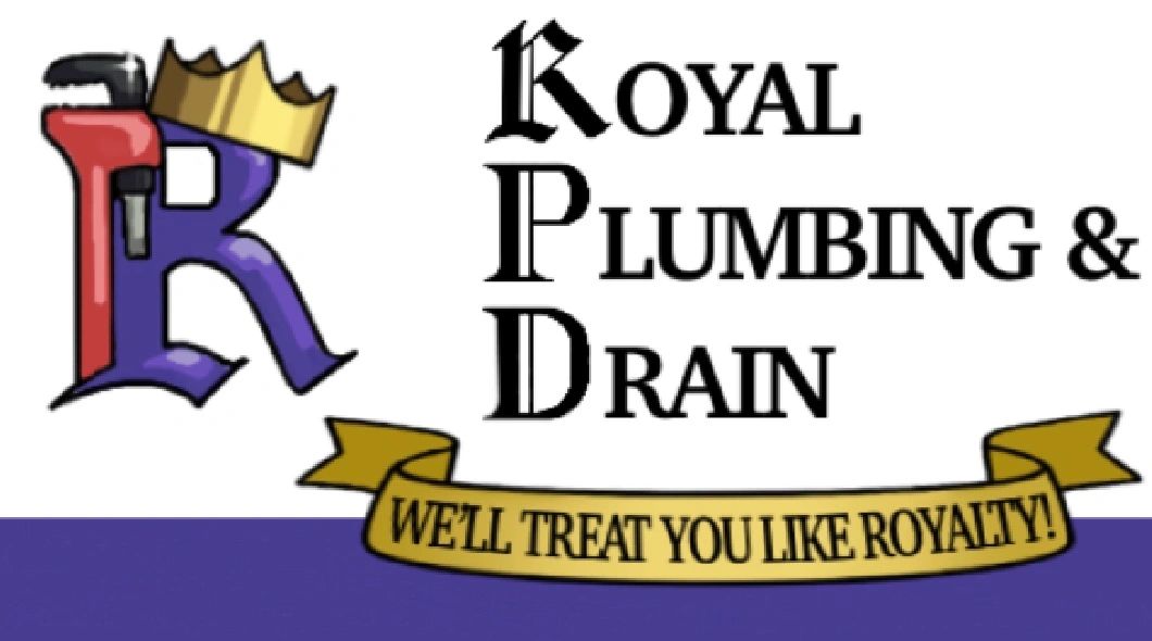 Royal Plumbing & Drain logo with a crown and wrench.