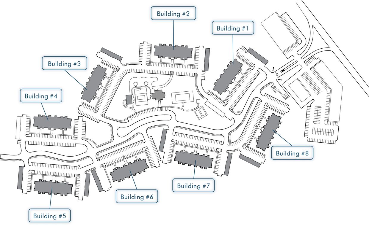 Site map with Building locations