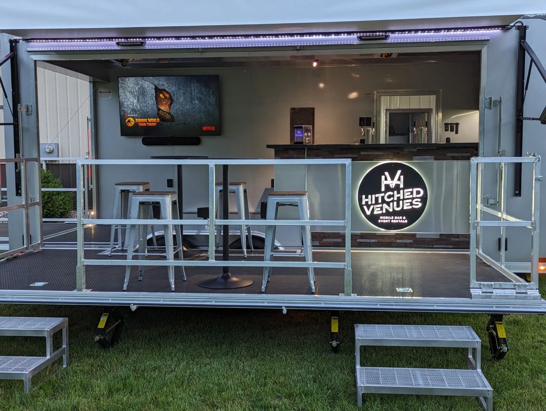 The Hitched Venues trailer fully expanded