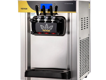 Two Flavor Soft Serve Ice Cream Machine