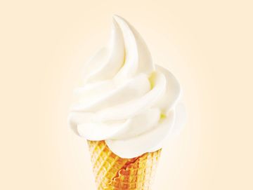 Soft Serve Ice Cream Cone
