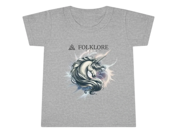 Magical Unicorn Toddler T-Shirt - Folklore Decem Design for Kids