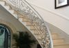 gracious curving staircase in a Mallorca villa