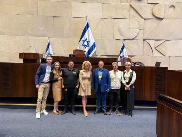 Julie at the Knesset