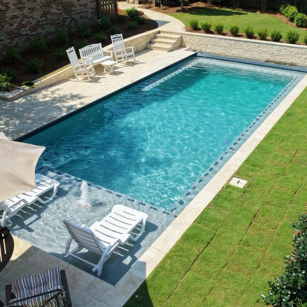 Gunite pool in Vestavia Hills, Alabama.