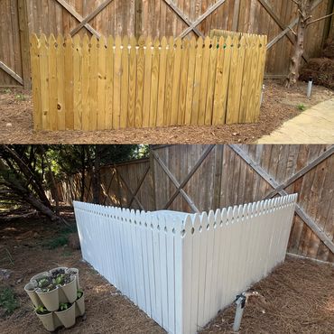 fence painting