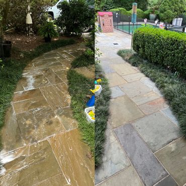 blue stone power washing service