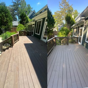 deck staining in Atlanta

