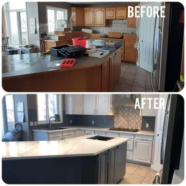 Complete kitchen transformation 