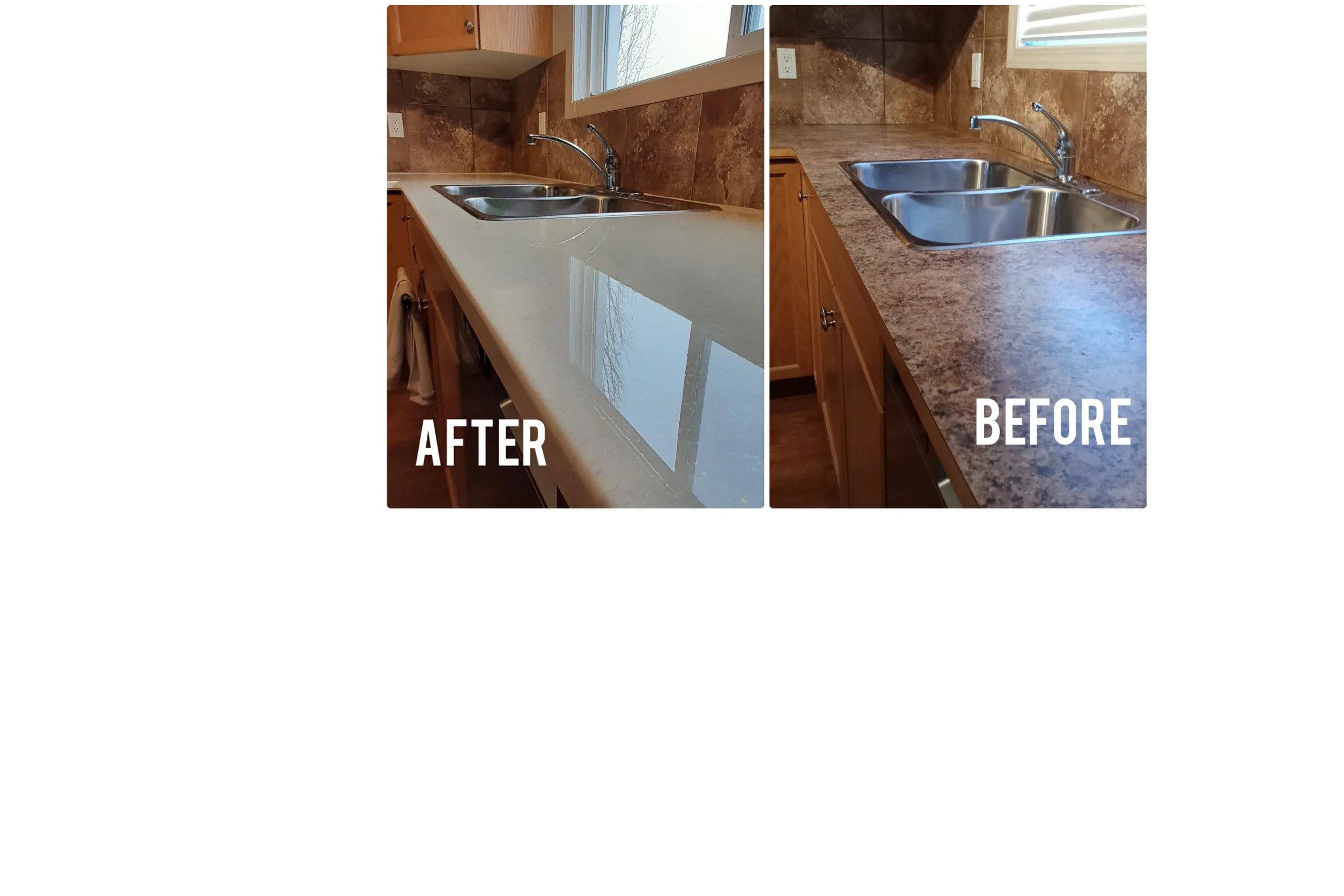 Epoxy countertop reface