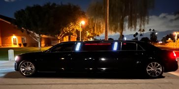 Gorgeous Chrysler 300. Plush in and out! 6 passenger max! Two bars located inside the limo for your 