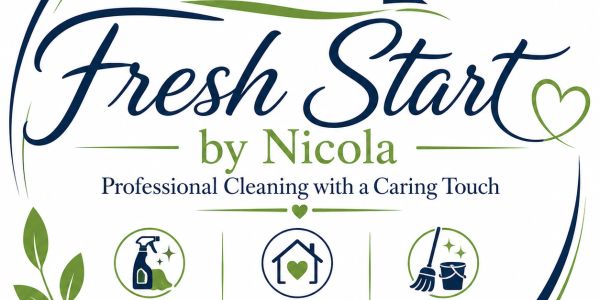 Logo for Fresh Start by Nicola cleaning service.