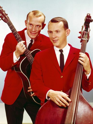 Portrait of The Smothers Brothers from The Smothers Brothers Comedy Hour.