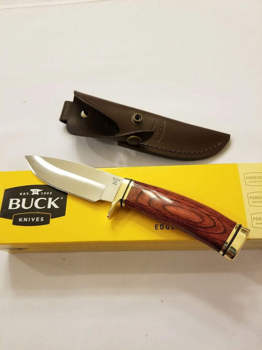 BUCK KNIFE VANGUARD 192 BROWN LEATHER SHEATH