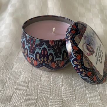 Fields of flowers hand poured soy wax candle