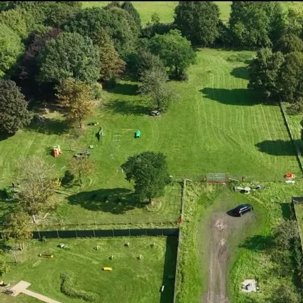 Aerial view of Zoomies Activity Zone Liverpool