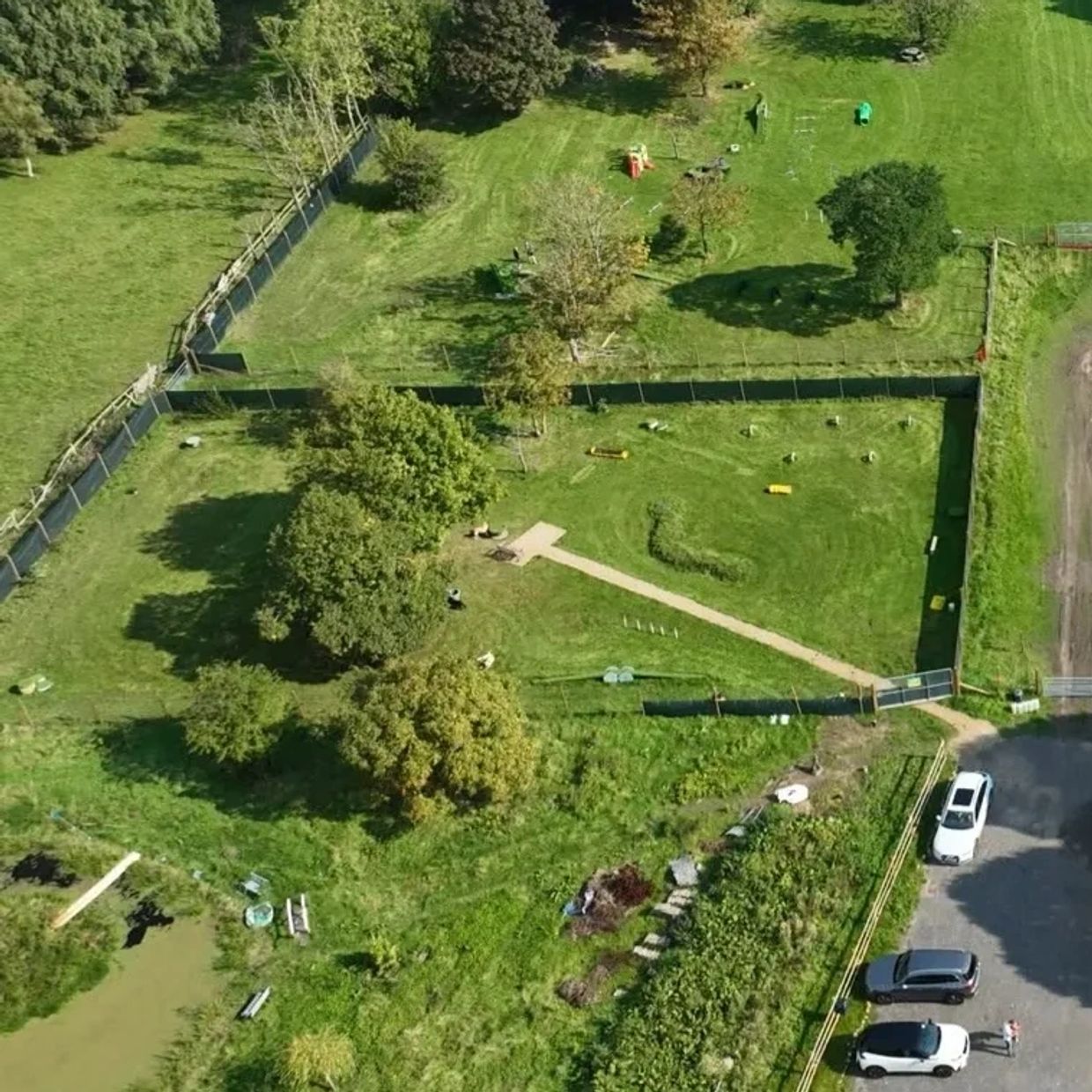 Aerial photograph of Activity Zone