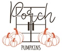 Porch Pumpkins