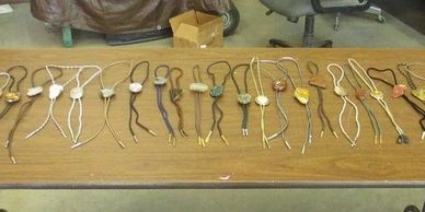 Bolos necklaces made for Christmas Fair.