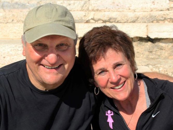 Picture of Thom & Marcia in Jerusalem at the Western Wall — May 8, 2018