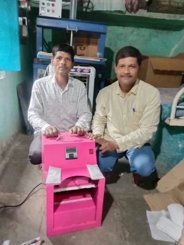 home delivery of sanitary pad making machine by nav udyojak